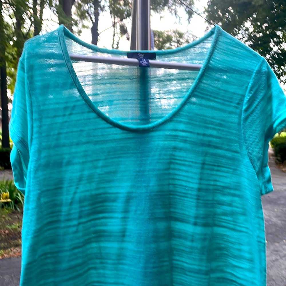 Gap Teal Short Sleeve Shirt